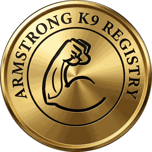 Armstrong K9 Registry medallion